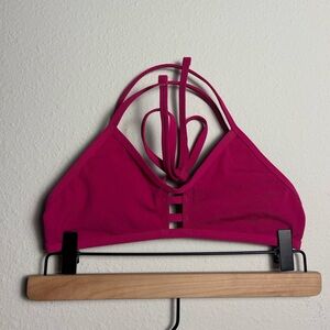 JOLYN Tomcat Bikini Top Magenta Pink